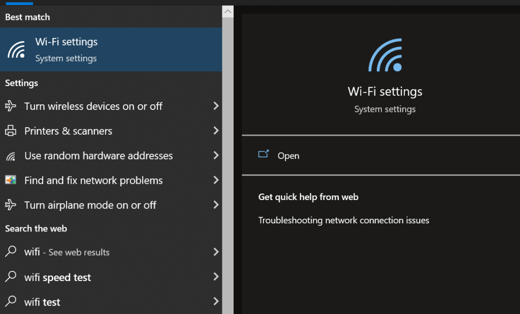 Configuración de contraseña WiFi Windows 10 descargar