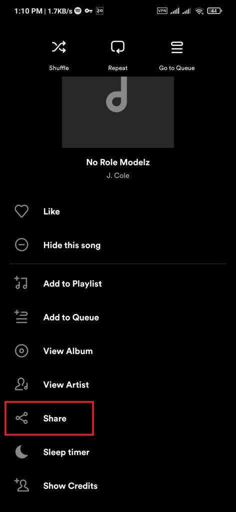 Spotify comparte canciones
