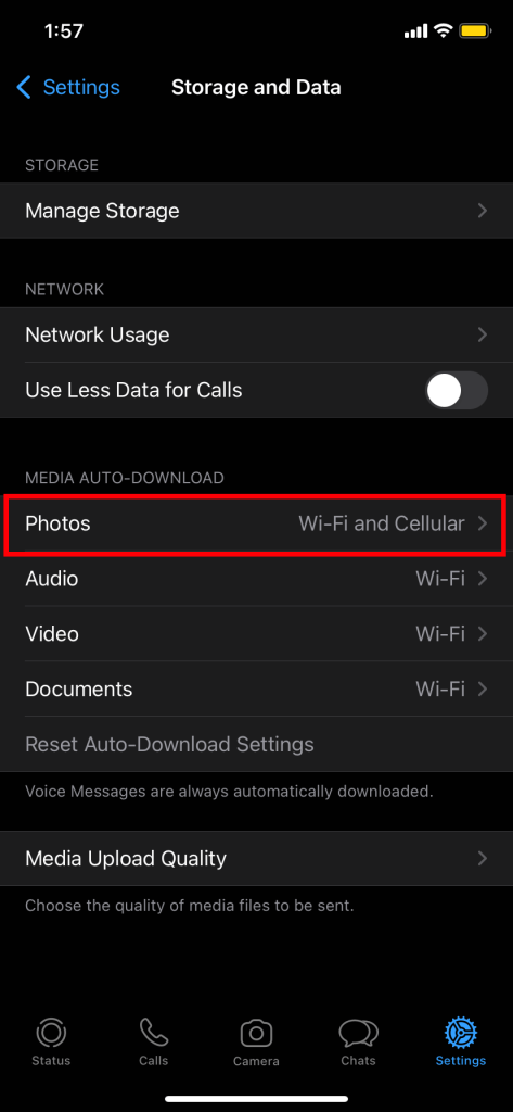evitar que WhatsApp guarde fotos