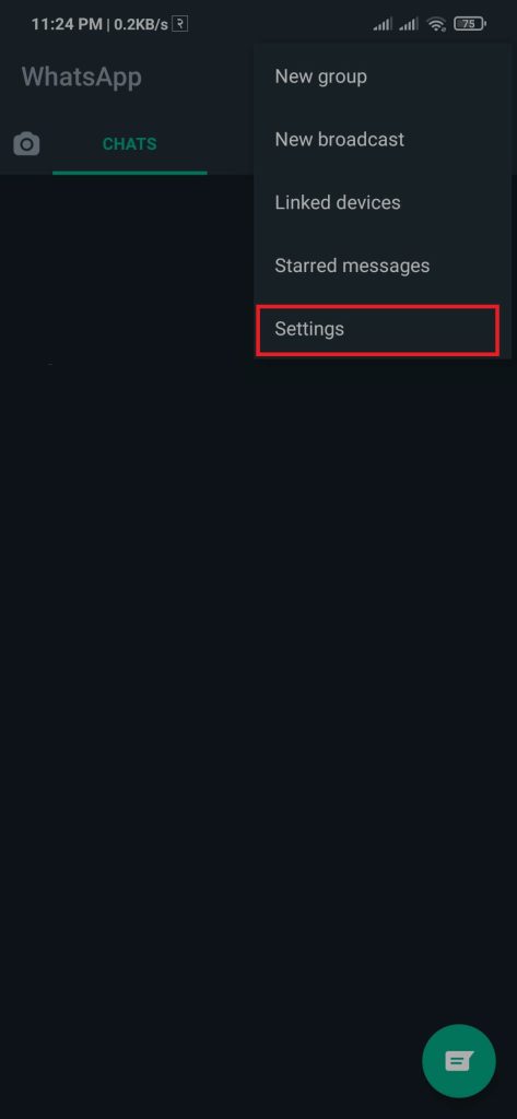 Opciones de configuración