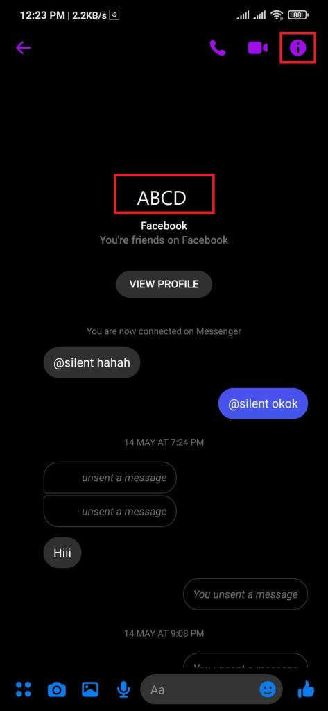 Chatear en Android