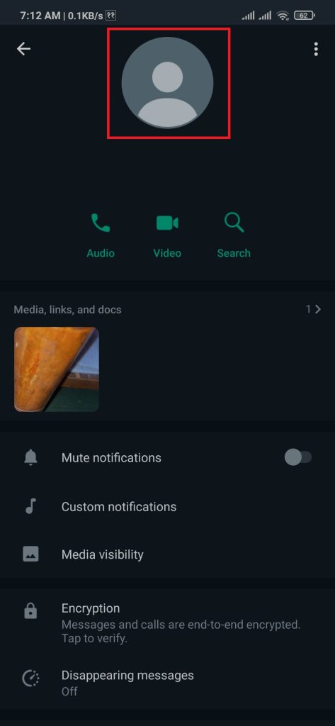 Foto de perfil para conocer a alguien que te bloqueó en WhatsApp