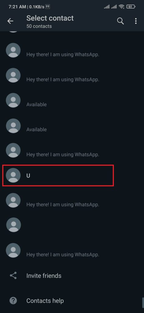 Agrega a una persona que te bloqueó en WhatsApp