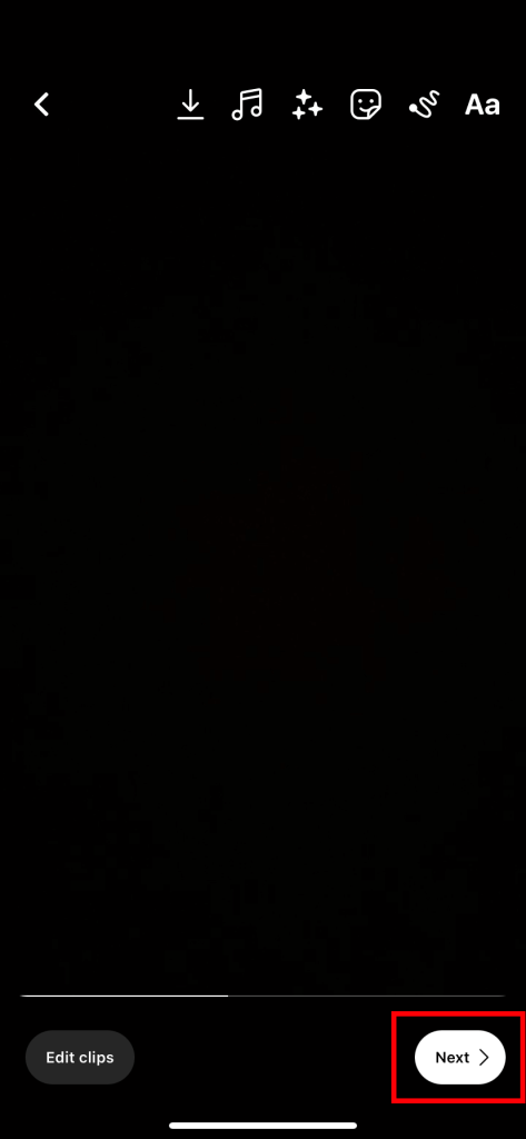 Completar una publicación de Instagram con música adicional