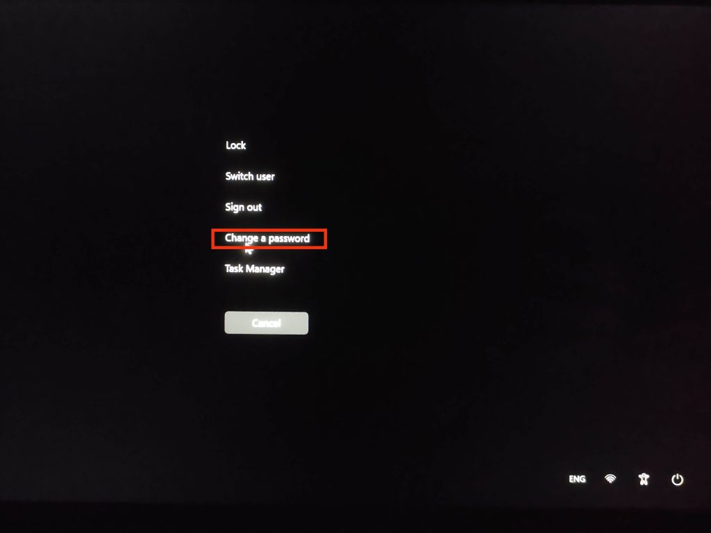 Menú oculto en la computadora
