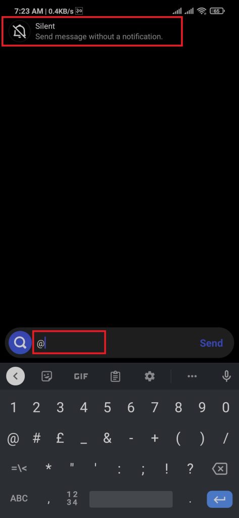 mensajes silenciosos en Instagram