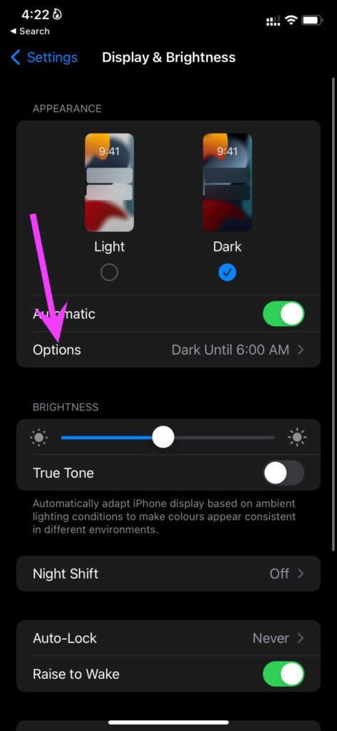 Automatización de temas de Snapchat en iPhone