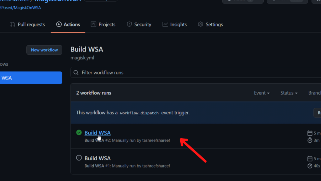 Descargue el paquete de subsistema integrado de Windows Android