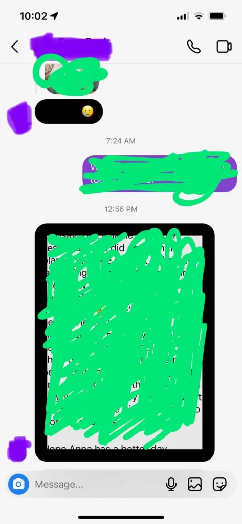 Trucos para ayudarte a leer mensajes de Instagram tachados