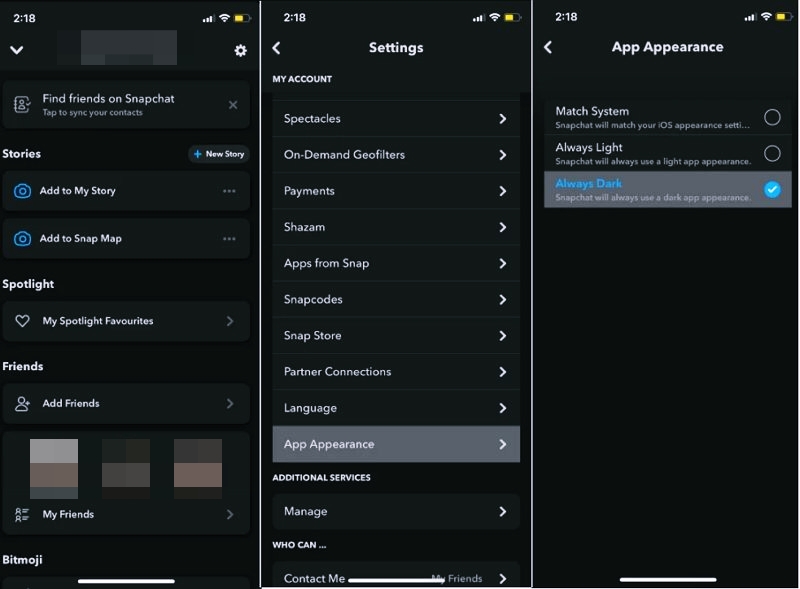 Cómo obtener el modo oscuro en iPhone iOS