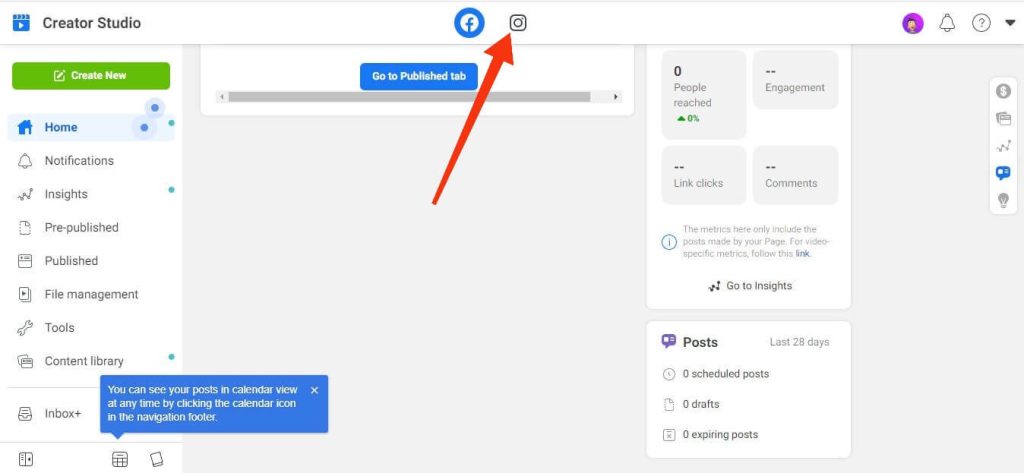 estudio de creación de instagram