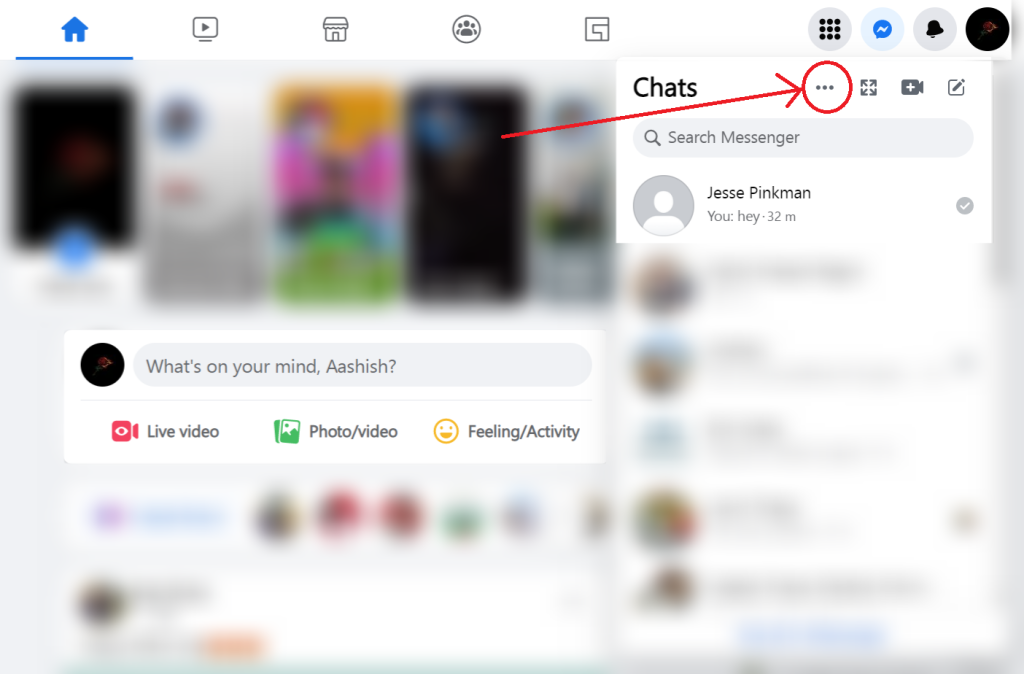 Encuentra aplicaciones de mensajería Messenger en la versión web