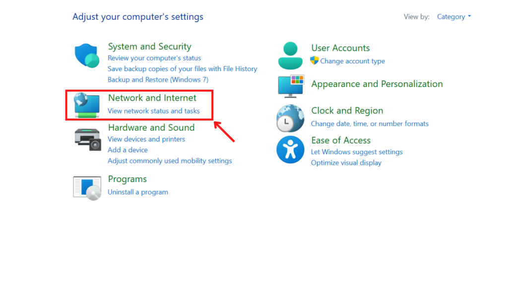 Método para verificar la contraseña de WiFi en Windows 11 usando el panel de control