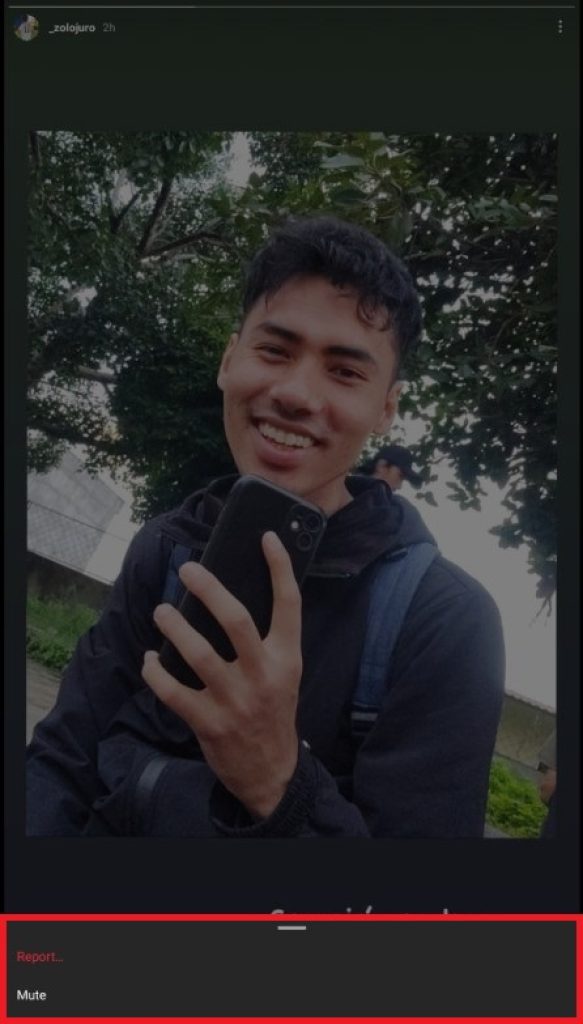(Informe de la historia de Instagram)