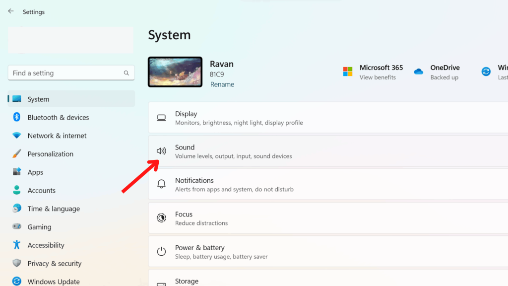 Restablecer la configuración de volumen y sonido en las aplicaciones