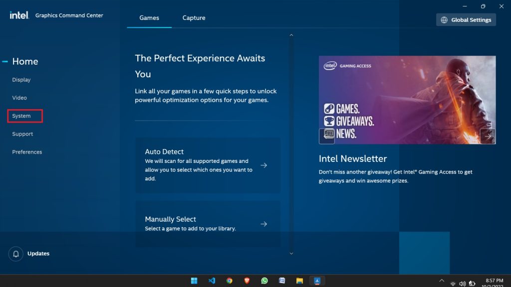 Girar la pantalla en Windows 11