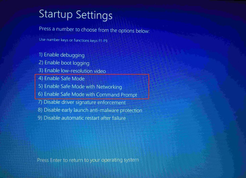 Modo seguro de Windows 11