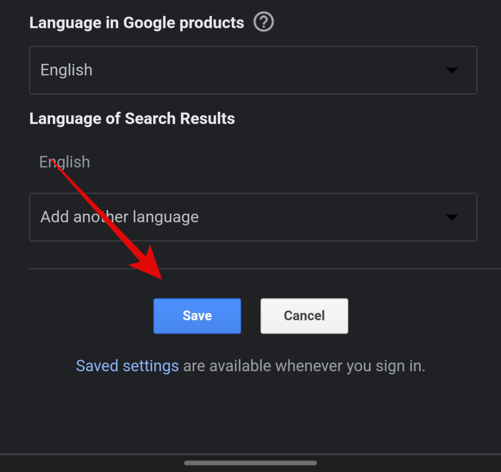 como desactivar el modo oscuro en google