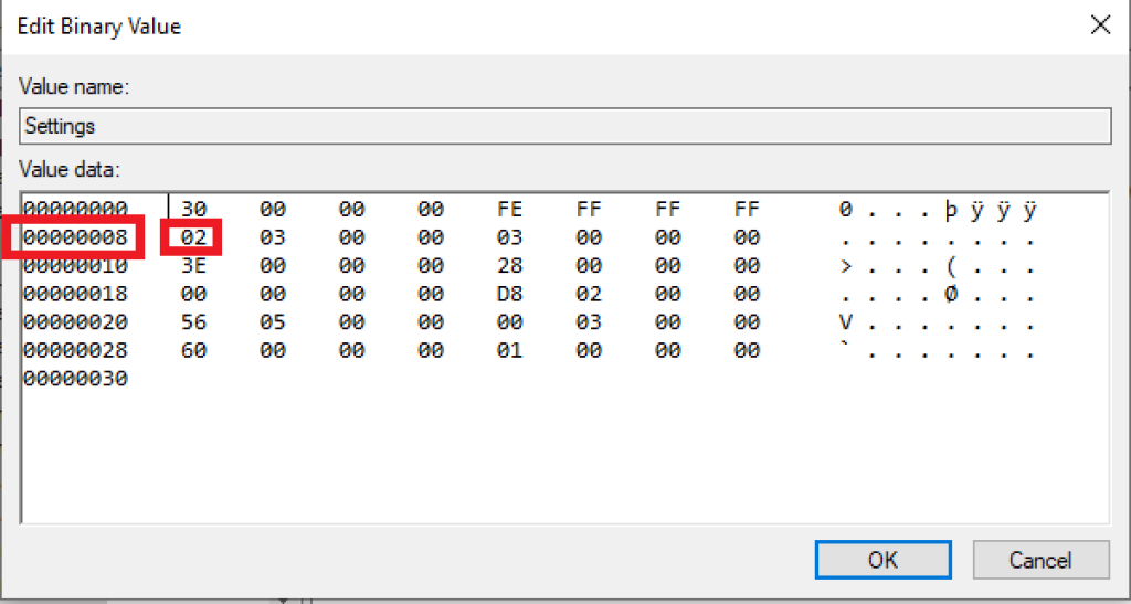 Actualizar editor de registro