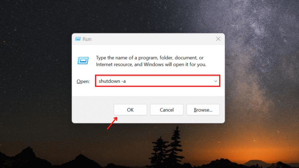 Configurar el temporizador de apagado en Windows 11