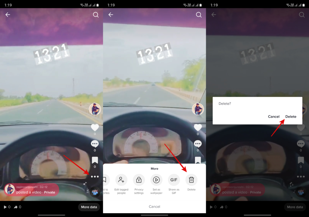 Video publicado por TikTok