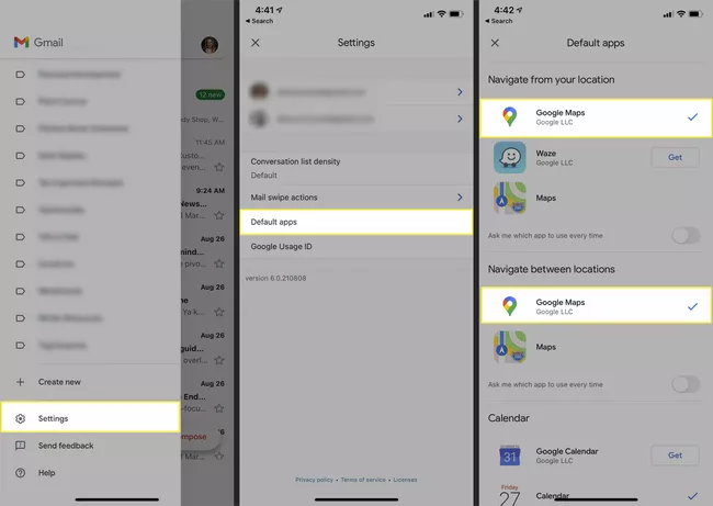 cambiar mapas predeterminados a google maps en iphone