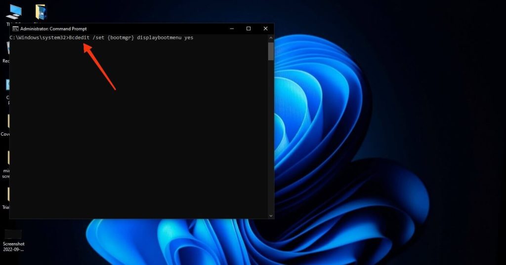 ir al modo seguro desde el comando de Windows 11