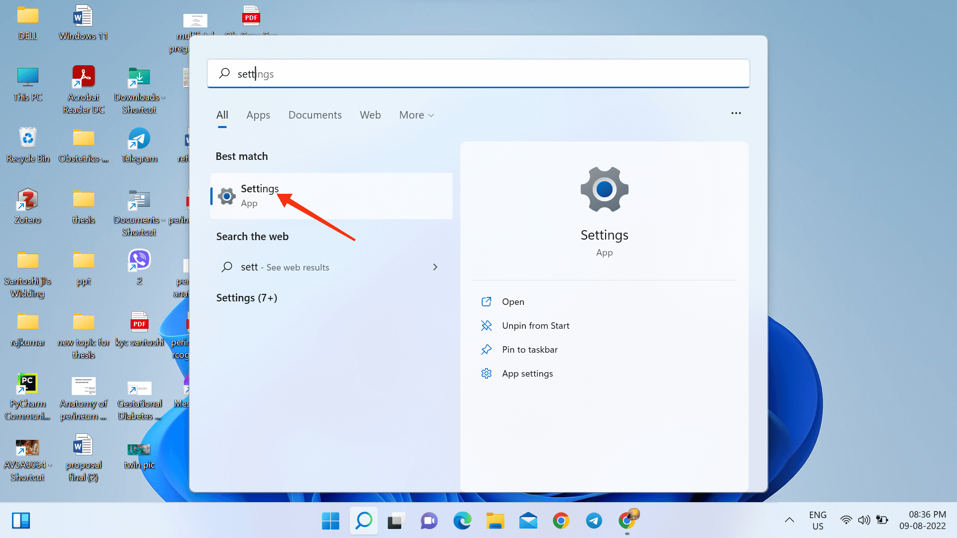 Configuración de Windows 
