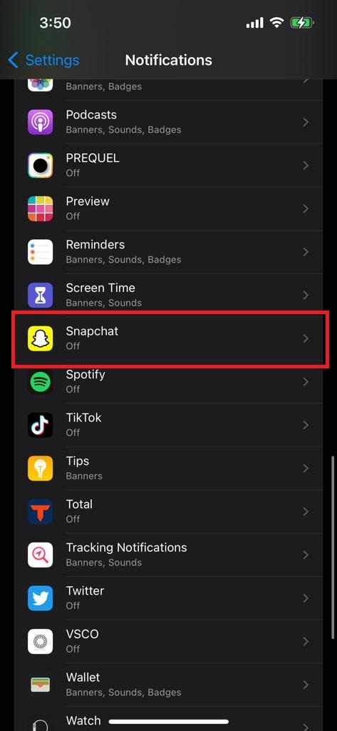 habilitar los anuncios de Snapchat