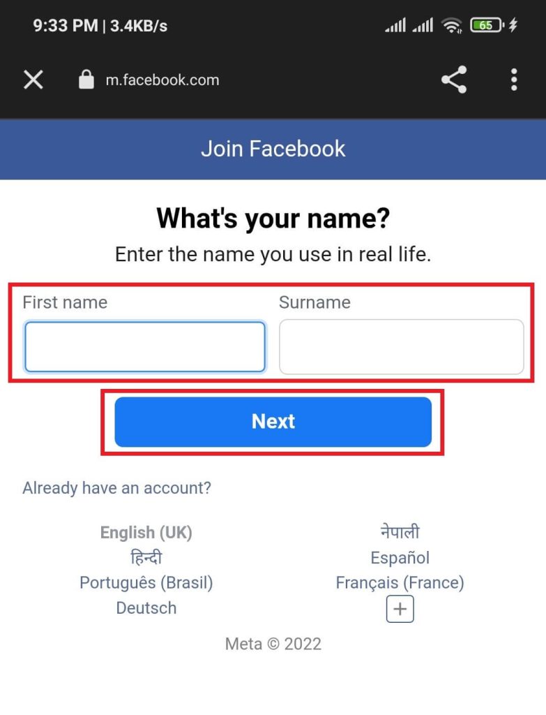 Introduzca su nombre