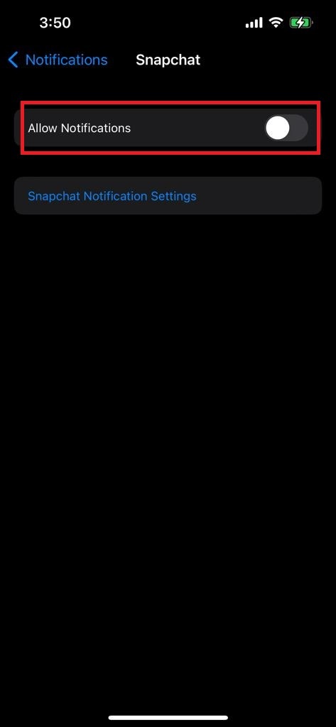 habilitar los anuncios de Snapchat