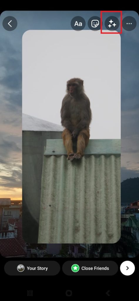 resaltador para darle a la imagen diferentes filtros