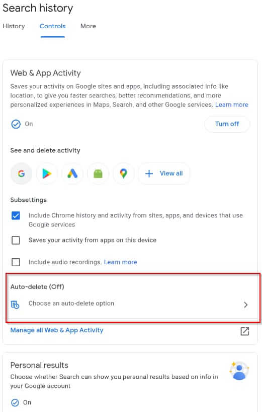 La aplicación Google Android ahora te permite eliminar los últimos 15 minutos de tu historial de búsqueda