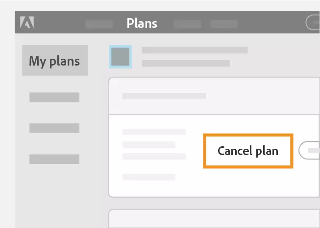Cancelar la prueba gratuita de Adobe