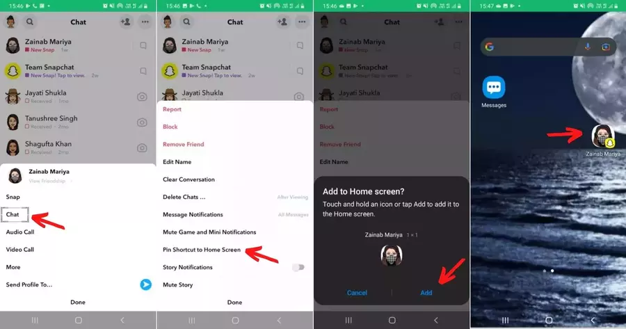 Cómo anclar a alguien en Snapchat (Android e iOS 2022) 4 cómo anclar a alguien en snapchat android
