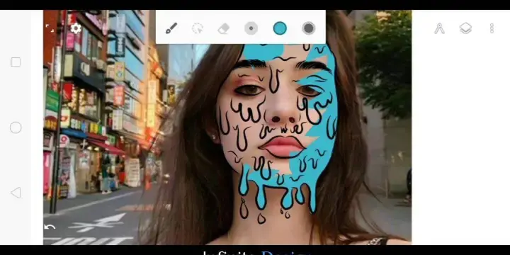 aplicación de diseño ilimitado diseño gráfico móvil