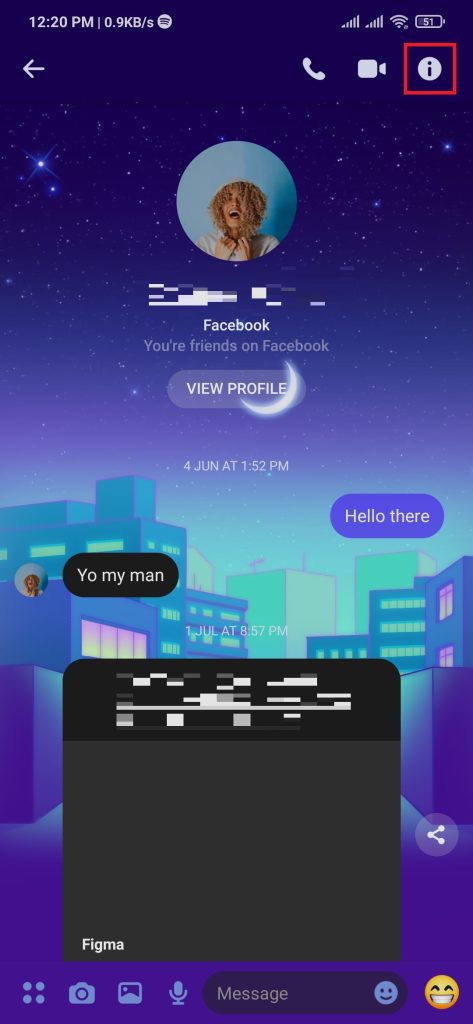 Mensajero de chat android