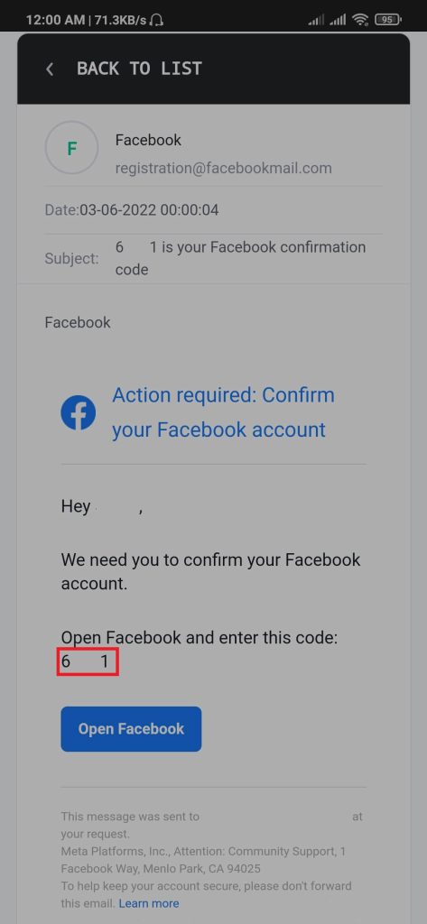 Código de seguridad