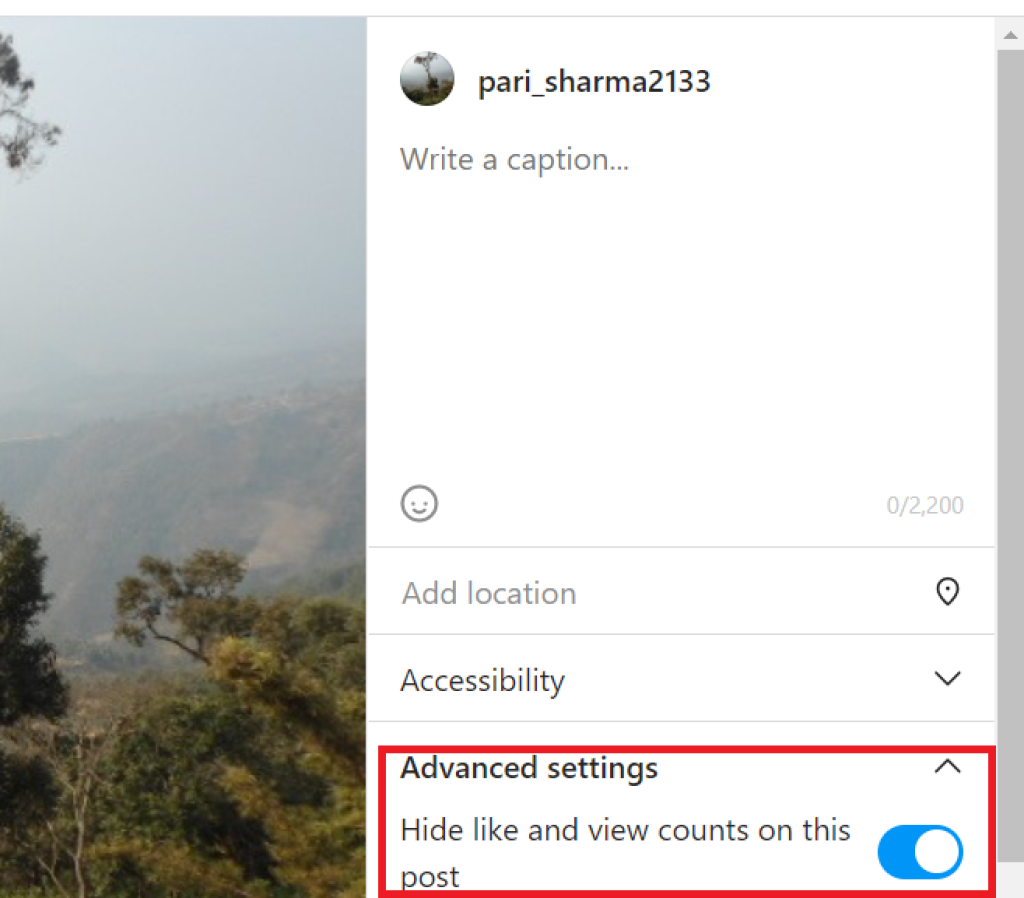 active la configuración avanzada para ocultar los Me gusta en Instagram