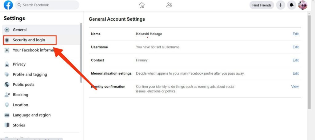 Opción de seguridad en fb2