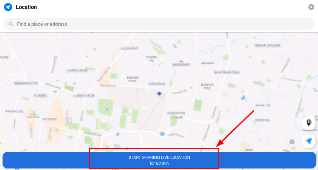 algunos sitios en vivo en Facebook Messenger 