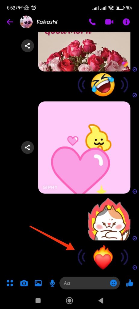 emoji de sonido 