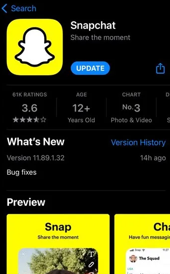 actualizar-snapchat